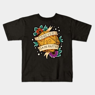 Forever Game Master - Retro Tattoo Kids T-Shirt